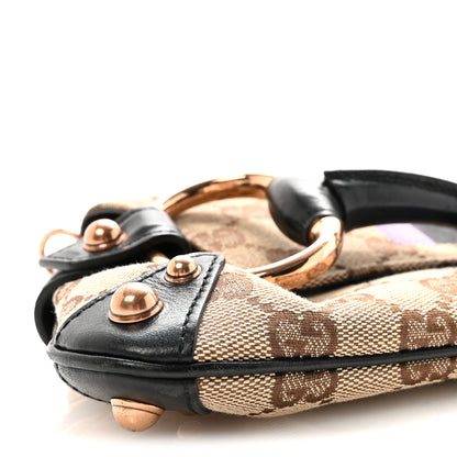 Gucci Tom Ford Monogram Horsebit Web Clutch Purple 9 of 10