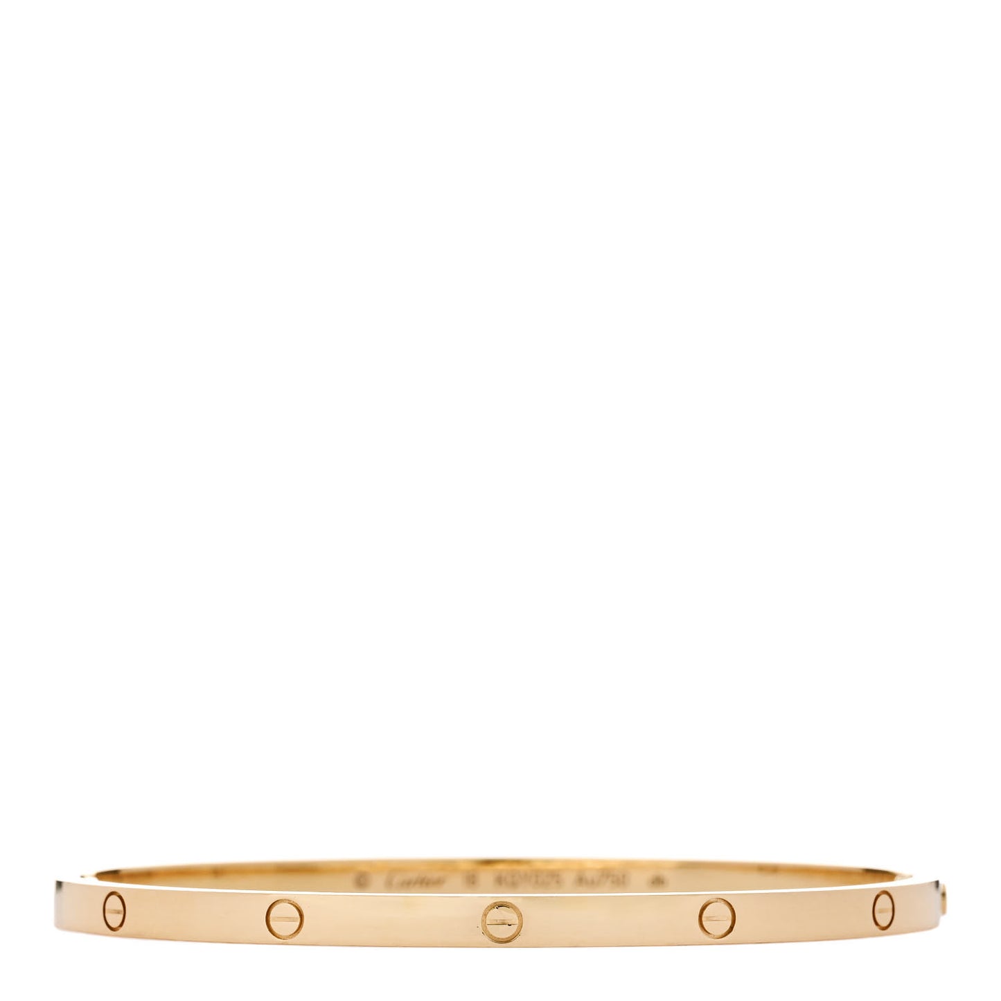 18K Yellow Gold Small LOVE Bracelet 18