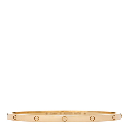 Cartier 18K Yellow Gold Small LOVE Bracelet 18 1 of 8