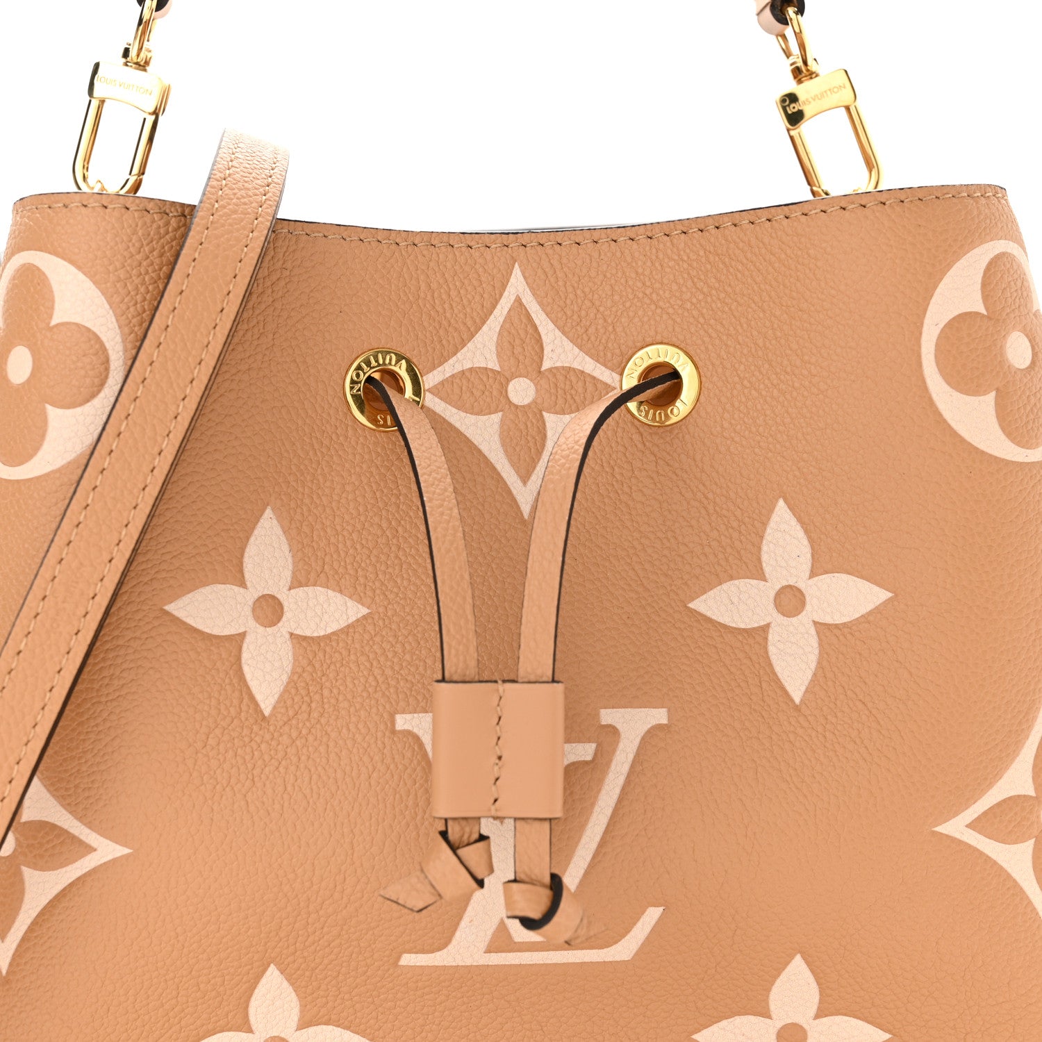 Louis Vuitton Empreinte Monogram Giant Neonoe MM Arizona Beige 8 of 10