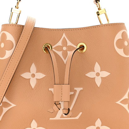 Louis Vuitton Empreinte Monogram Giant Neonoe MM Arizona Beige 8 of 10