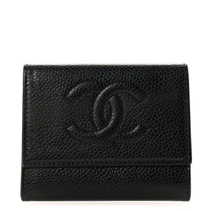 Chanel Caviar Timeless CC Flap Card Holder Black 1 of 8