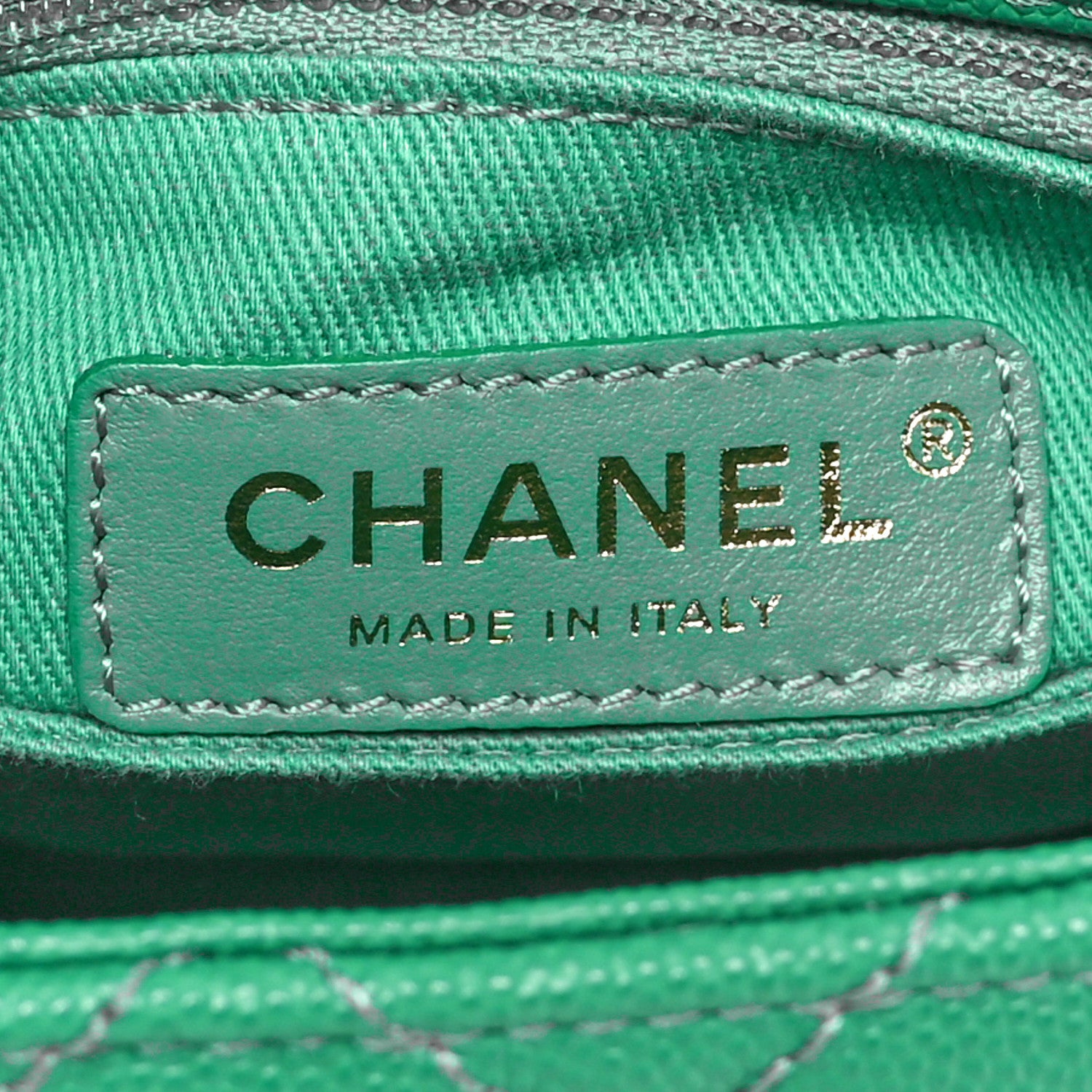 Chanel Caviar Quilted Mini Coco Handle Flap Green 6 of 10