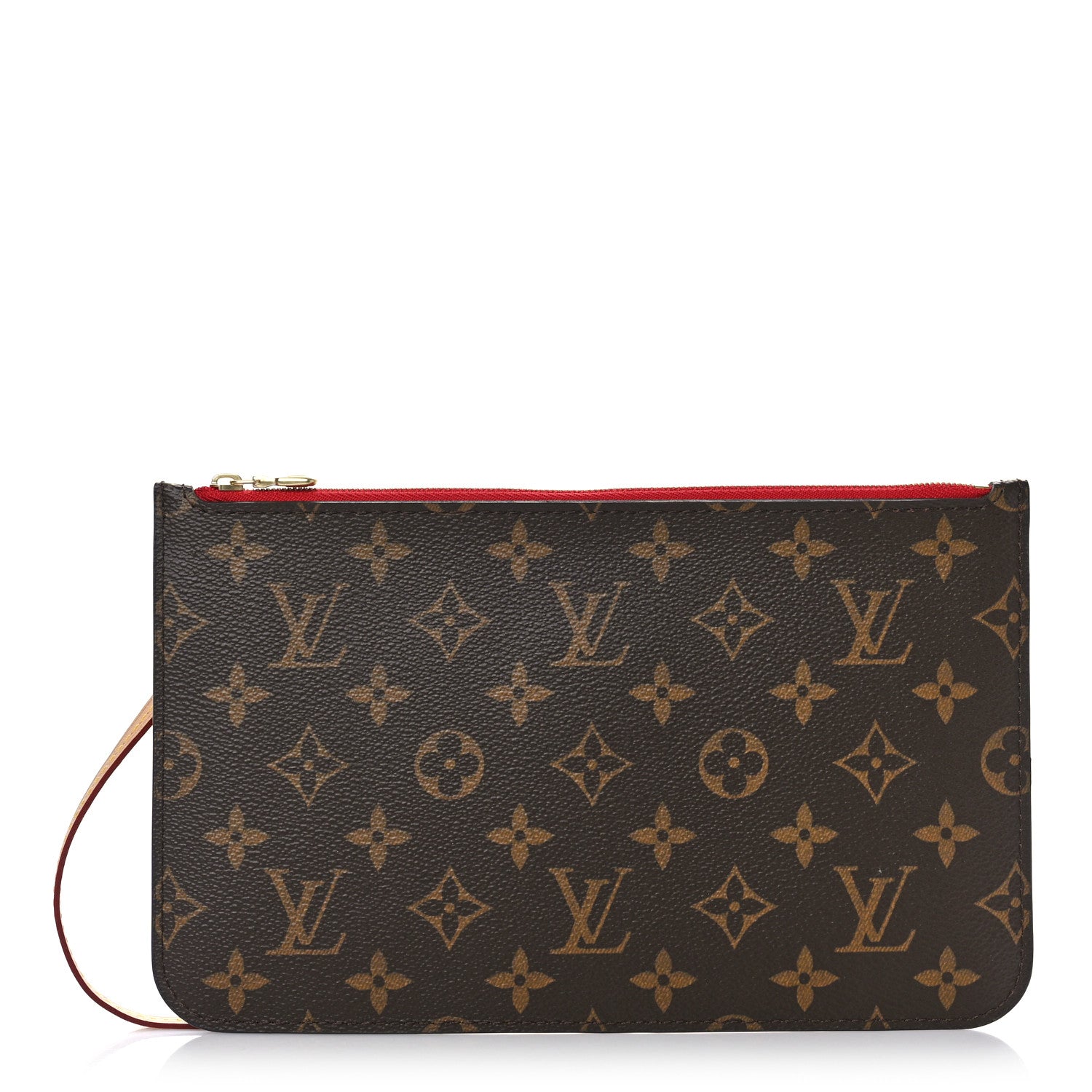 Louis Vuitton Monogram Neverfull MM GM Pochette Cherry 1 of 8