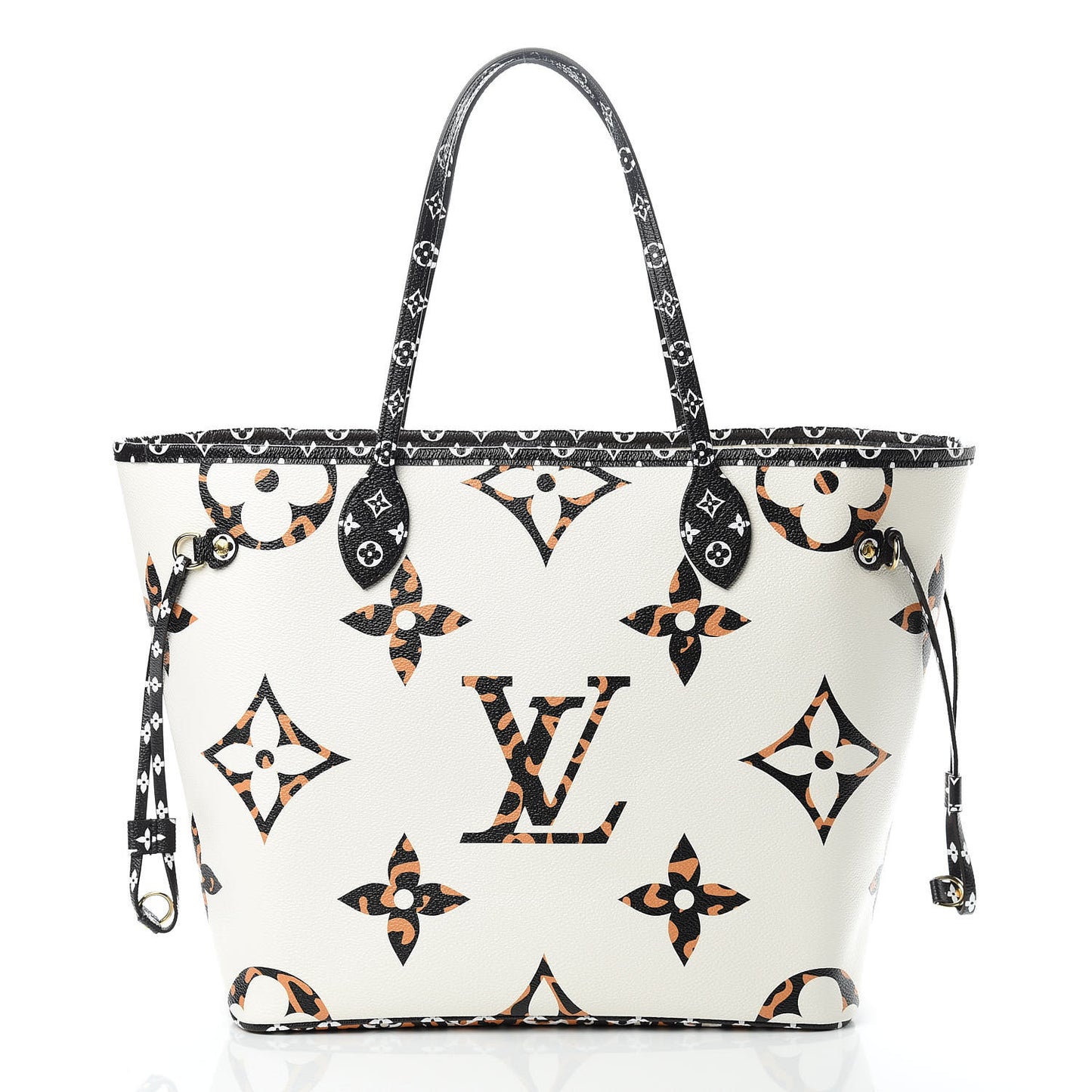 Monogram Giant Jungle Neverfull MM Ivory