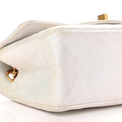 Chanel Iridescent Calfskin Embossed 2.55 Reissue Mini Flap White 9 of 17