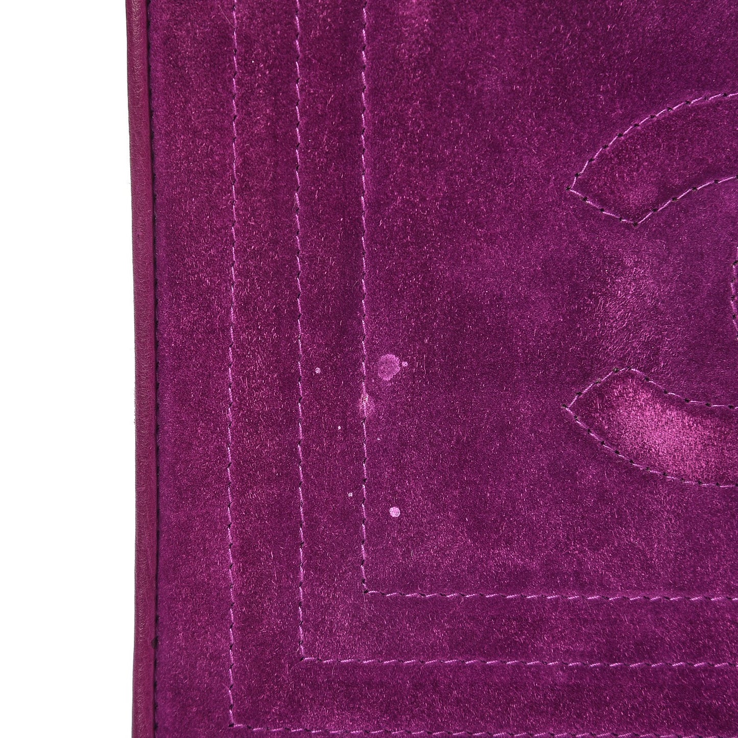 Suede Timeless Mini Flap Purple