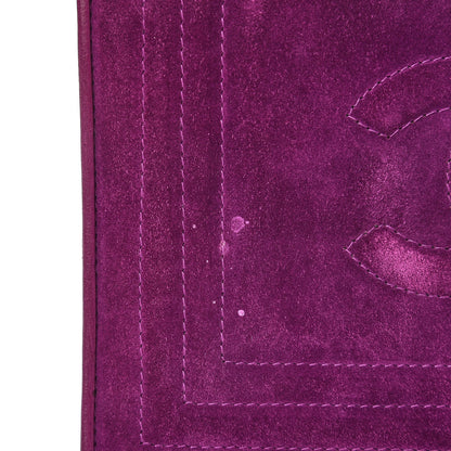 Chanel Suede Timeless Mini Flap Purple 10 of 11