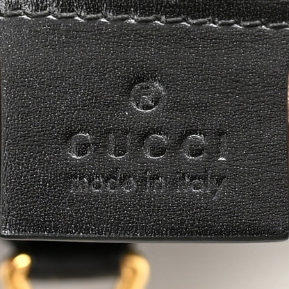 Gucci Boarded Dyana Lux Calfskin Small Jackie 1961 Hobo Black 6 of 10
