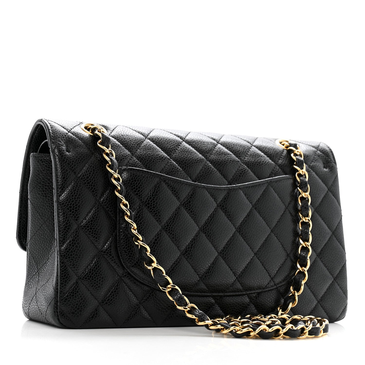 Chanel Caviar Quilted Medium Double Flap Black 3 of 10