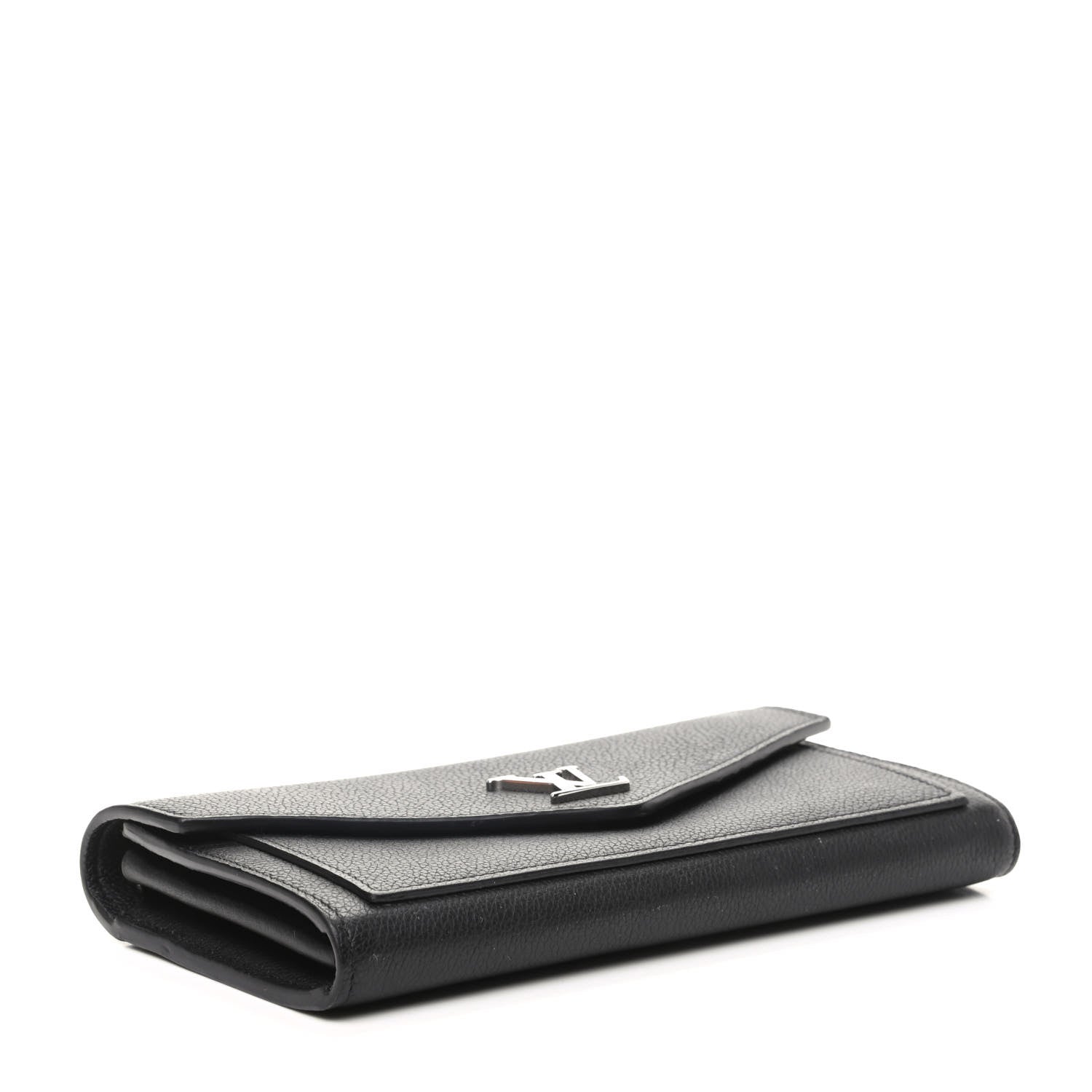 Louis Vuitton Soft Calfskin My Lockme Wallet Black 4 of 7