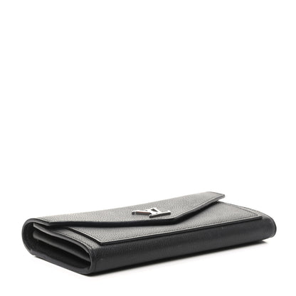 Louis Vuitton Soft Calfskin My Lockme Wallet Black 4 of 7