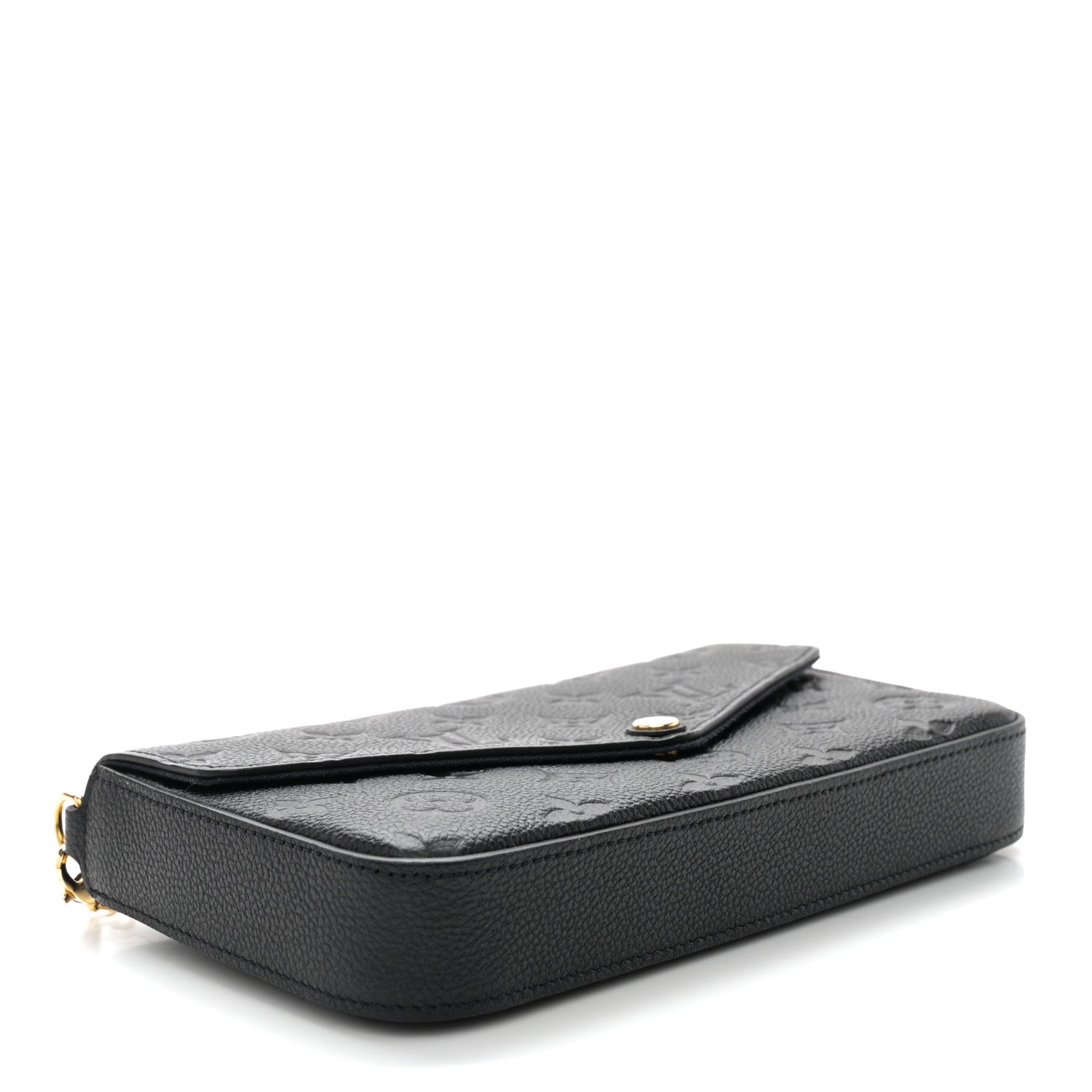 Louis Vuitton Empreinte Pochette Felicie Chain Wallet Black 5 of 10