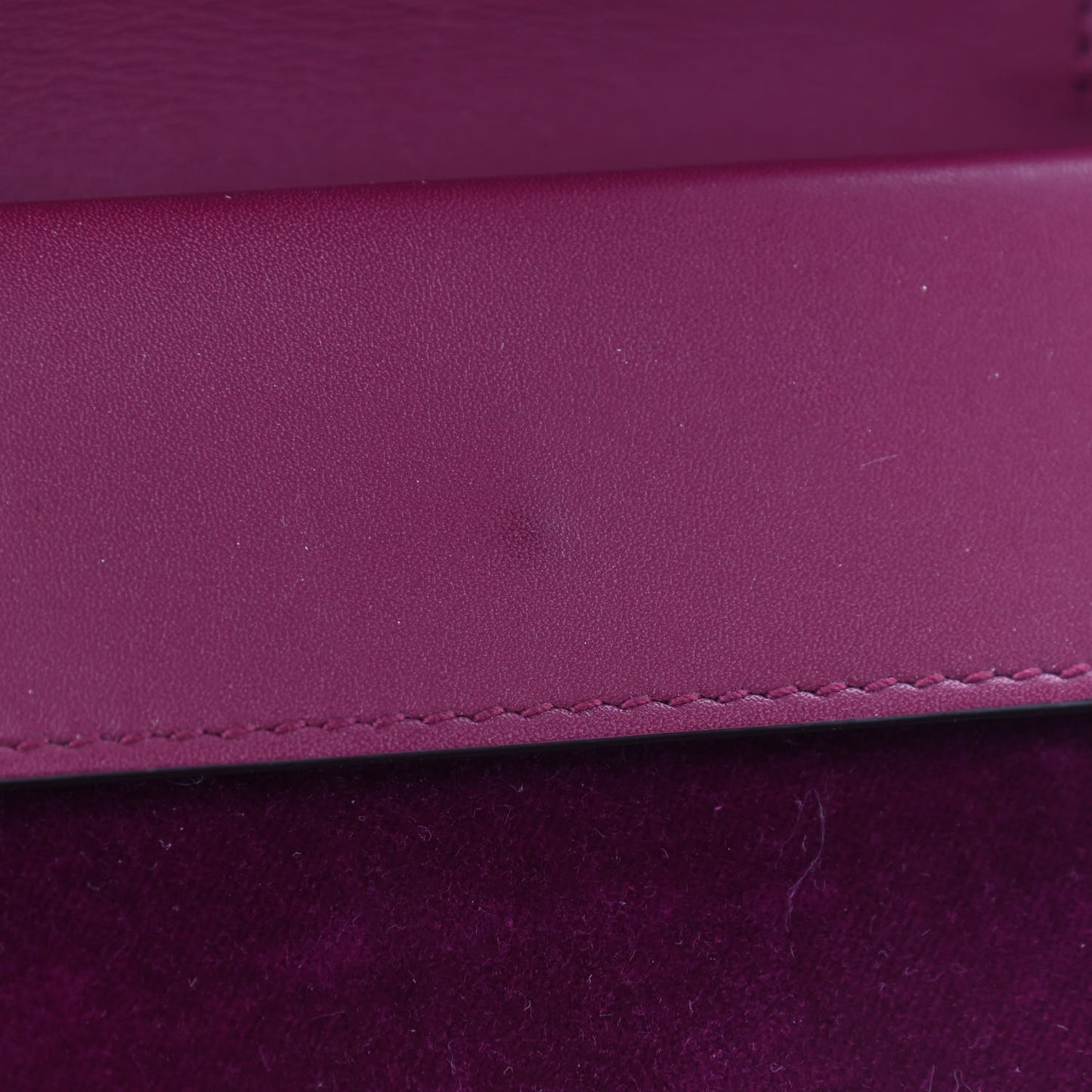 Velvet Super Mini Dionysus Shoulder Bag Fuchsia Violet Cyclamen