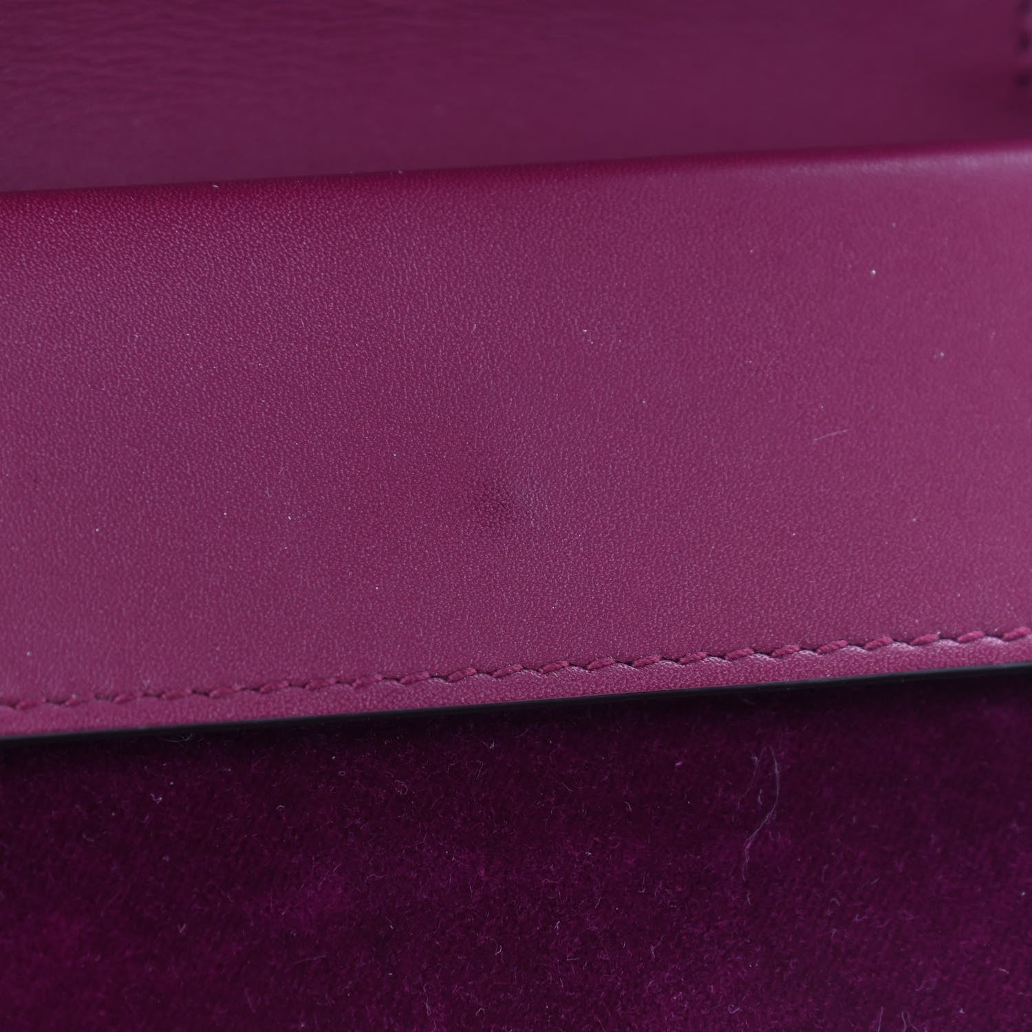 Gucci Velvet Super Mini Dionysus Shoulder Bag Fuchsia Violet Cyclamen 8 of 11