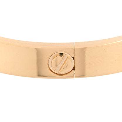 Cartier 18K Yellow Gold 10 Diamond LOVE Bracelet 17 10 of 12