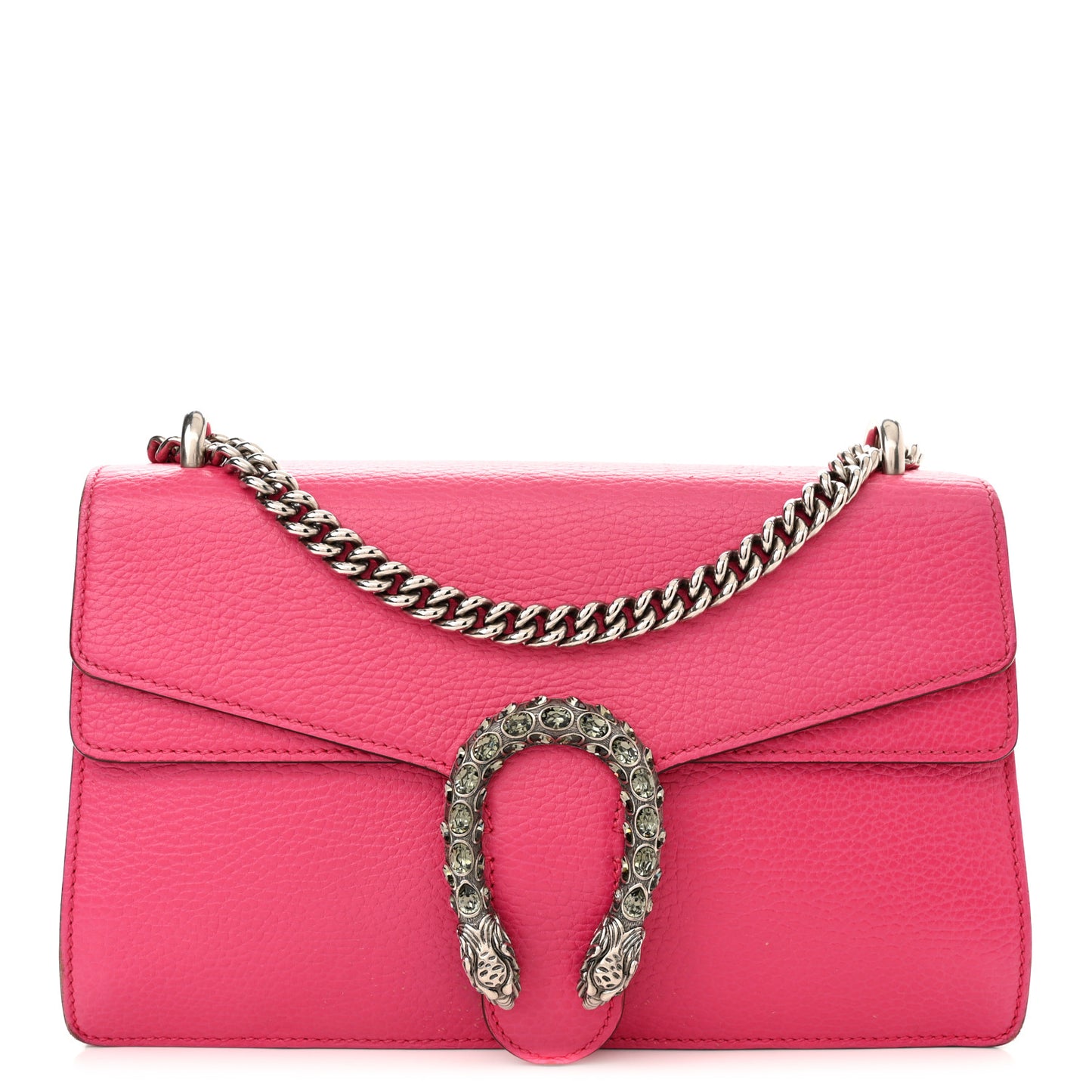 Dollar Calfskin Small Dionysus Shoulder Bag Box Pink