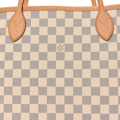 Louis Vuitton Damier Azur Neo Neverfull MM Rose Ballerine 9 of 11
