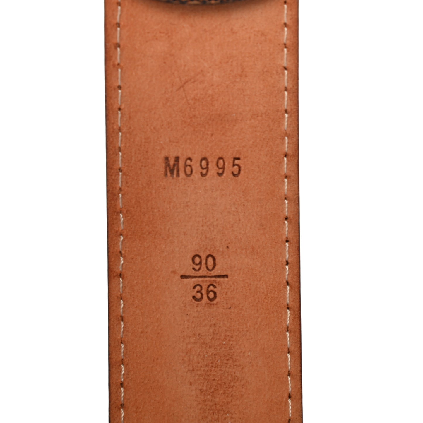 Damier Ebene 30mm Ellipse Belt 90 36