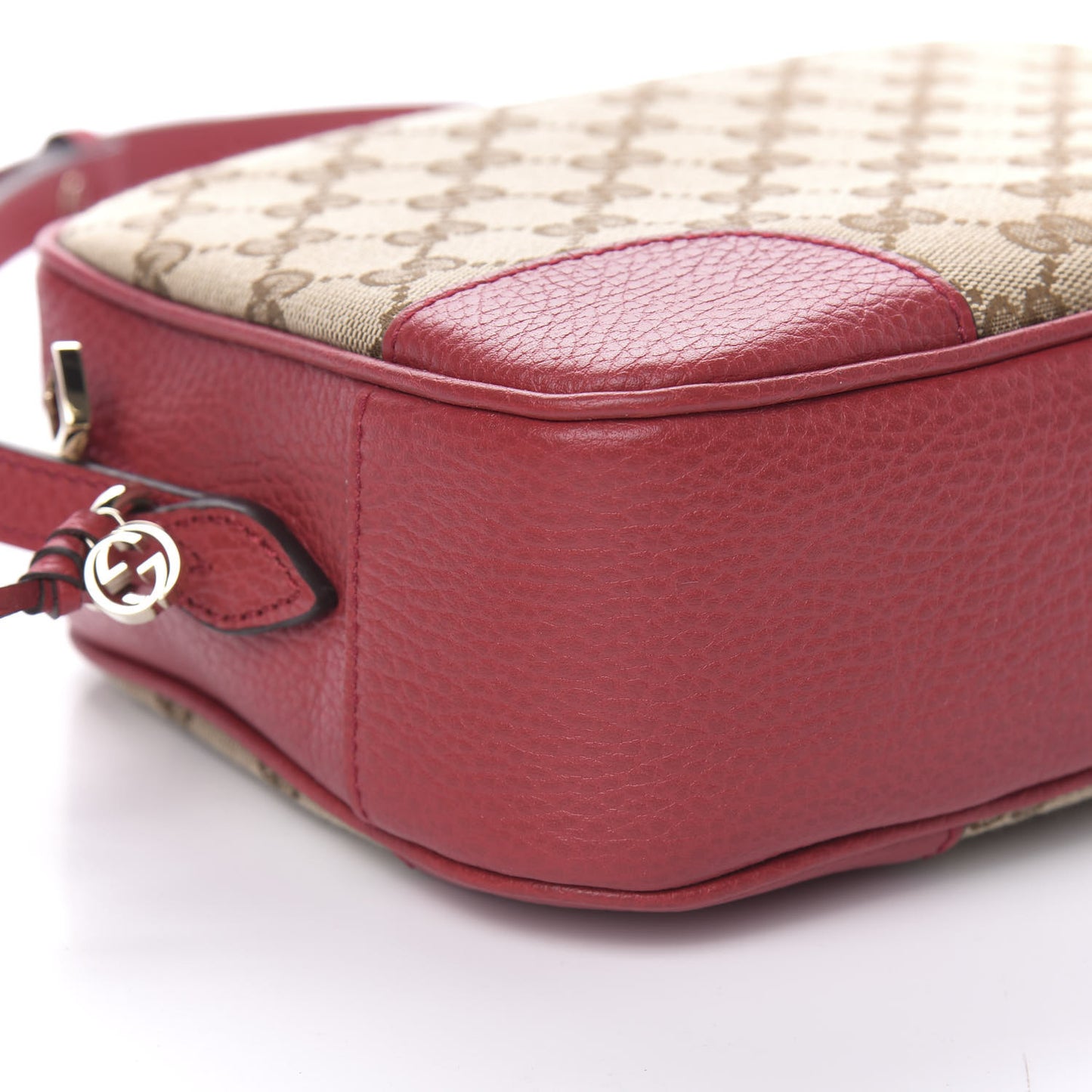 Monogram Mini Bree Messenger Bag Red