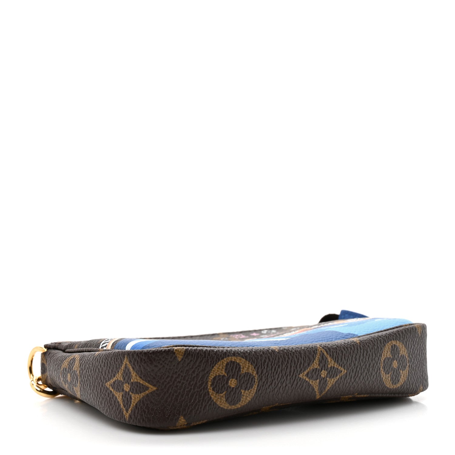 Louis Vuitton Monogram 2019 Christmas Animation Mini Venice Pochette Accessories Blue 4 of 10