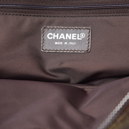 Chanel Nylon Travel Bowler Brown 8 of 10