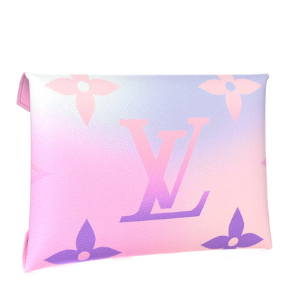 Louis Vuitton Monogram Giant Spring In The City Kirigami Pochette Set Sunrise Pastel Sunset Kaki 4 of 10
