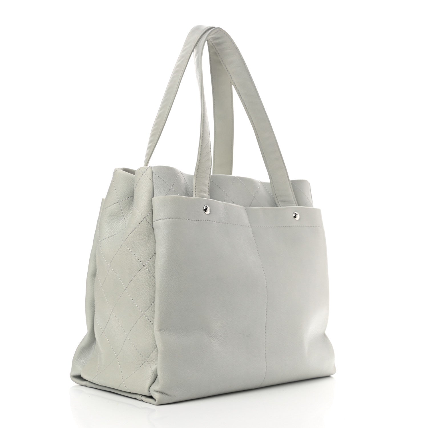 Chanel Caviar Executive Cerf Shopper Tote Grey 4 of 14