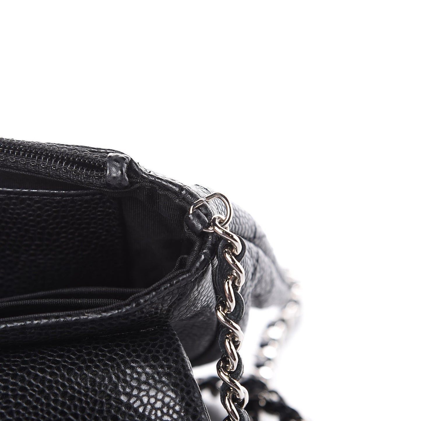 Caviar Half Moon Wallet On Chain WOC Black