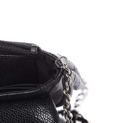Chanel Caviar Half Moon Wallet On Chain WOC Black 10 of 11