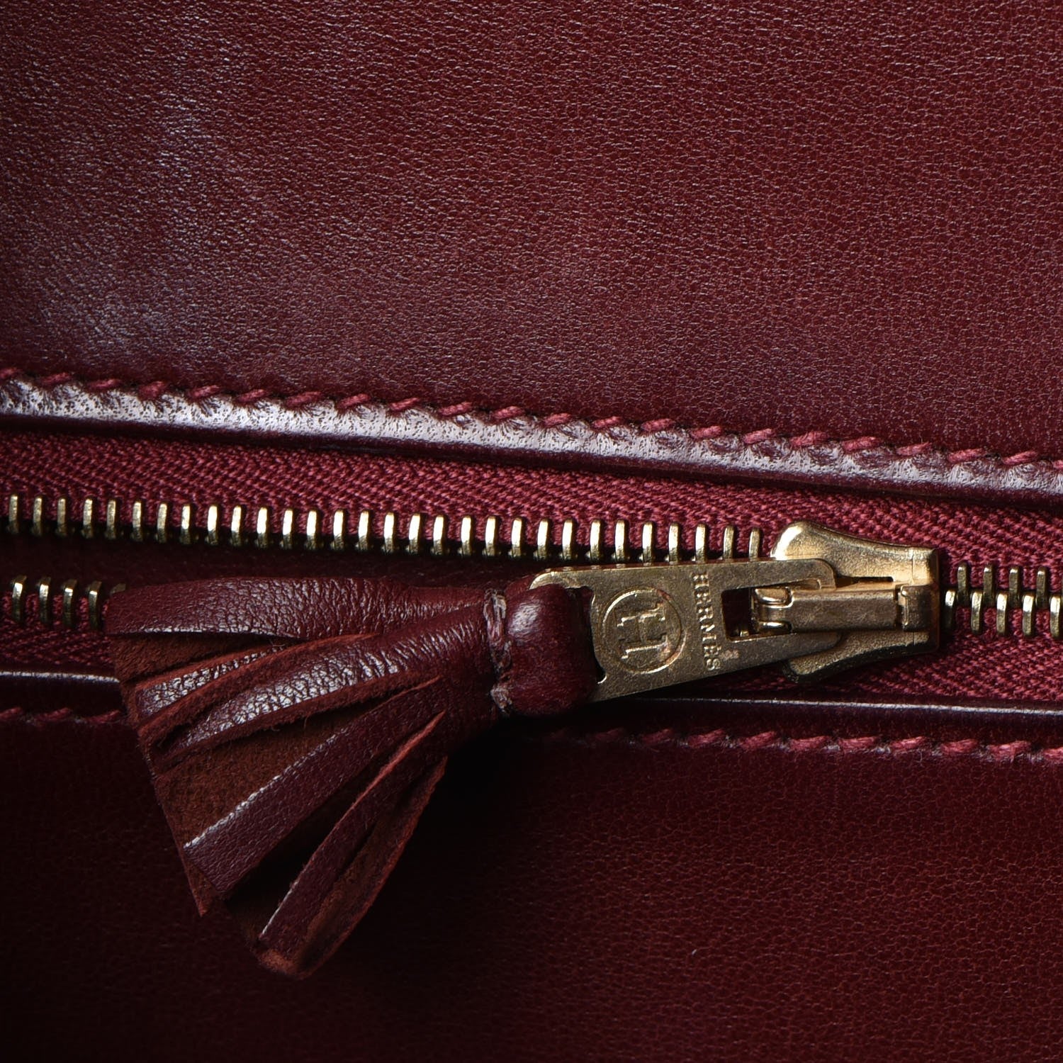 Hermes Shiny Alligator Constance 23 Bordeax 9 of 18