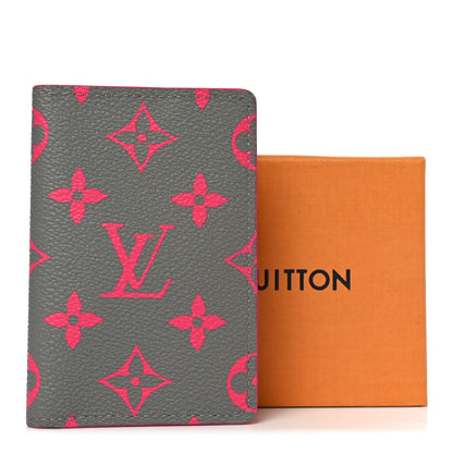 Louis Vuitton Taigarama Pocket Organizer NM Grey Pink 7 of 7