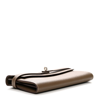 Hermes Epsom Kelly Longue Wallet Etoupe 4 of 8