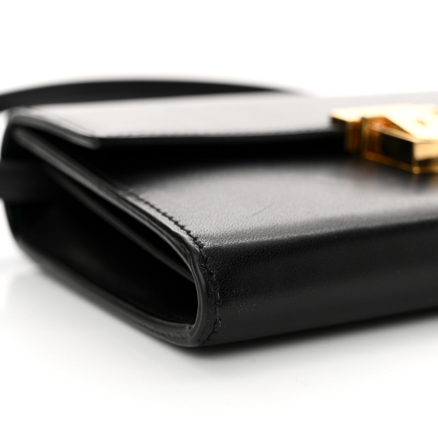 Calfskin Mini High School Satchel Black