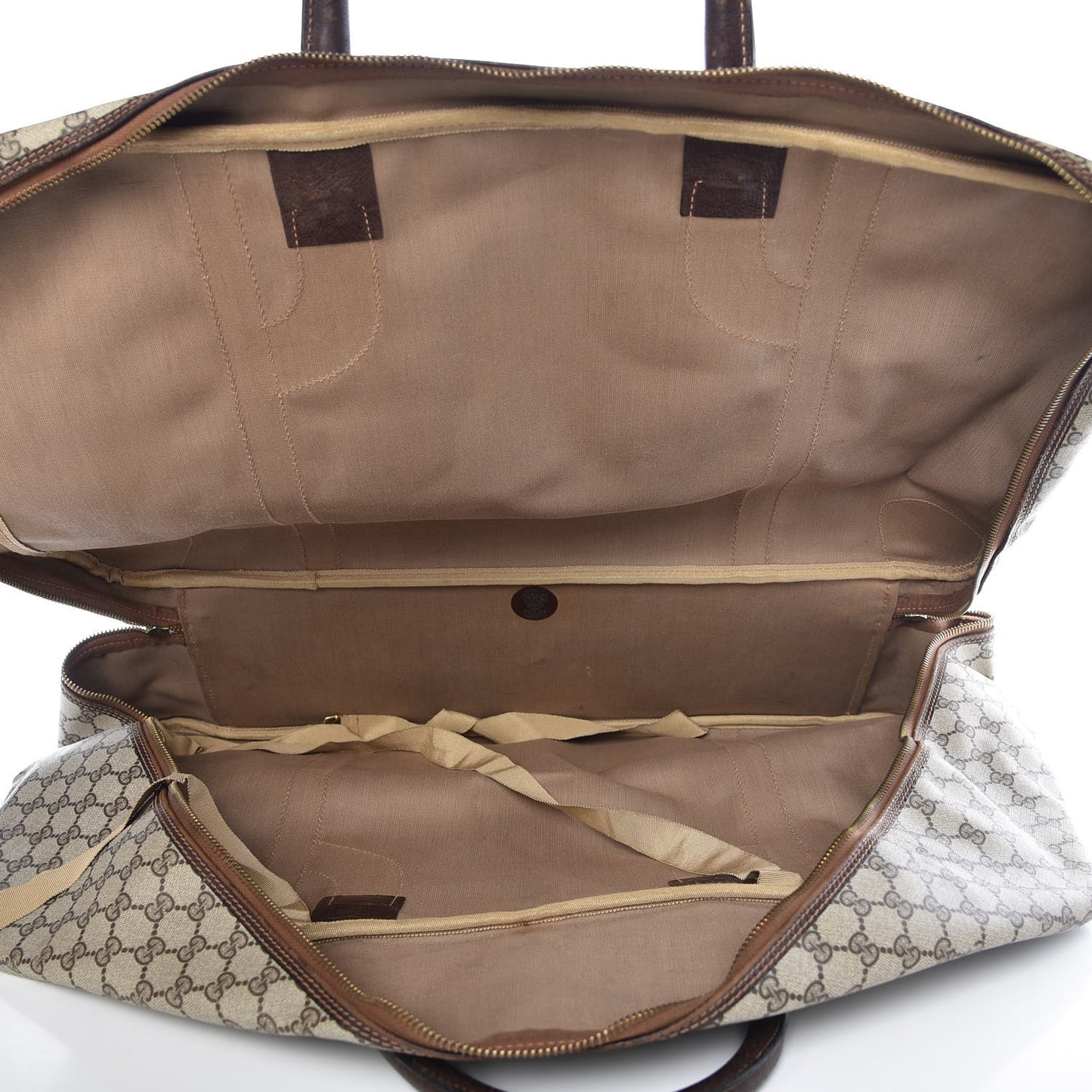 Monogram Joy Suitcase Luggage Brown