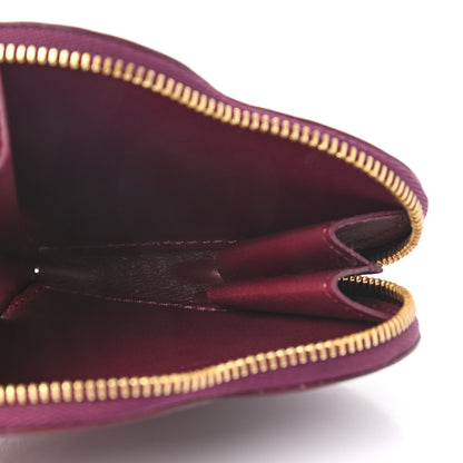 Louis Vuitton Vernis Heart Coin Purse Rouge Fauviste 5 of 7