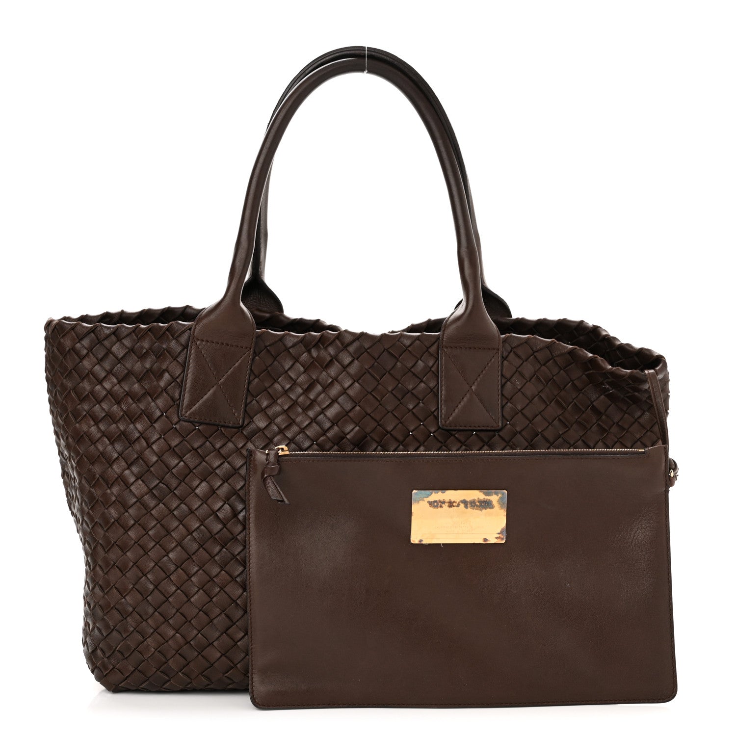 Bottega Veneta Nappa Intrecciato Mini Cabat Ebano 1 of 12