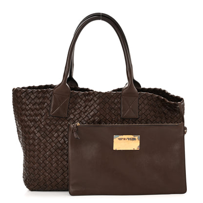 Bottega Veneta Nappa Intrecciato Mini Cabat Ebano 1 of 12