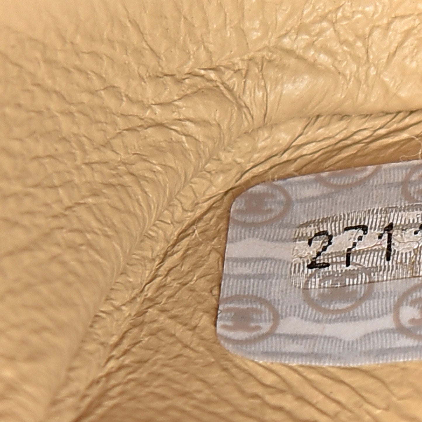 Lambskin Quilted Small Flap Beige