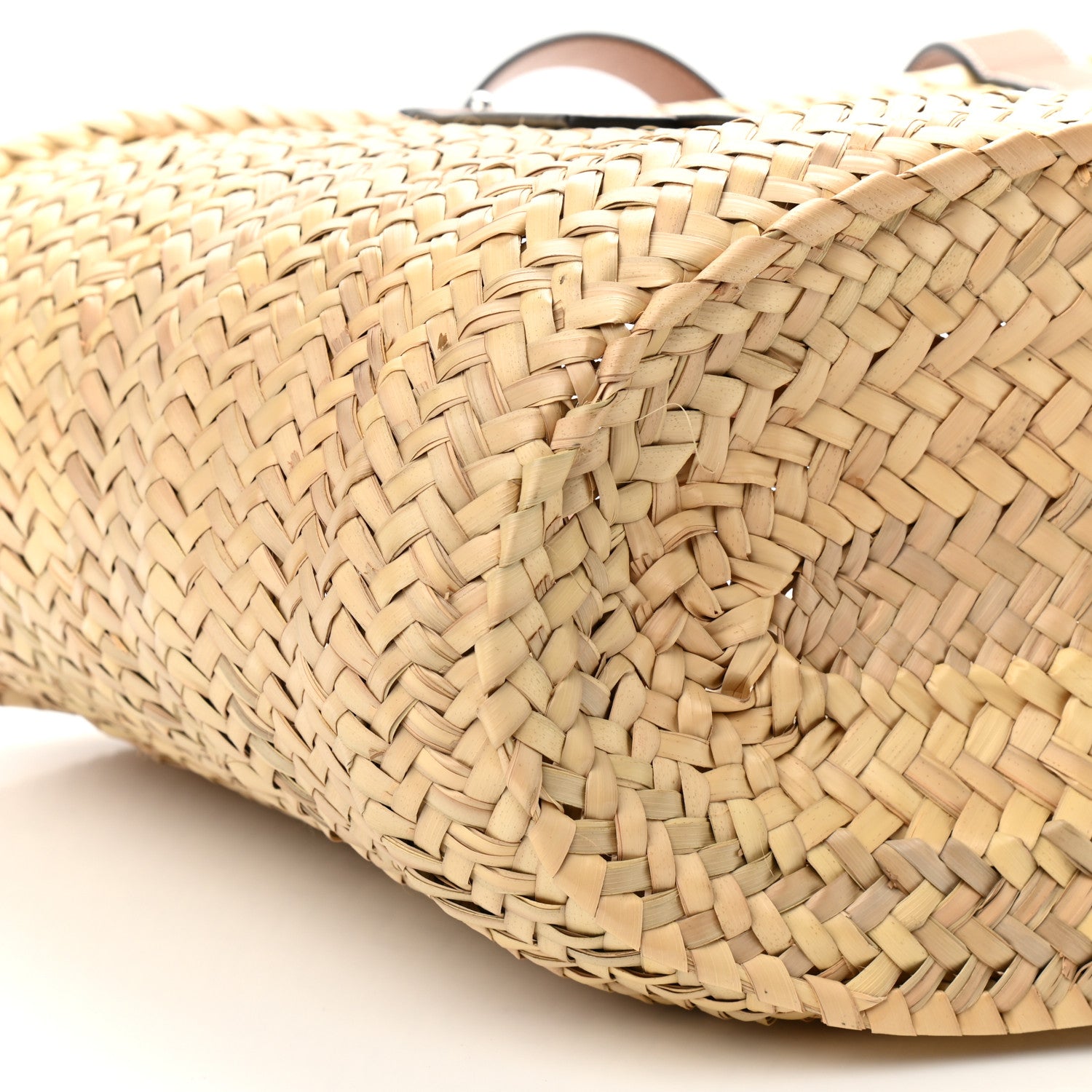 Loewe Raffia Basket Tote Bag Natural Tan 8 of 9