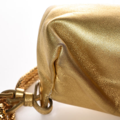 Jimmy Choo Metallic Lambskin Tulita Evening Bag Gold 14 of 15