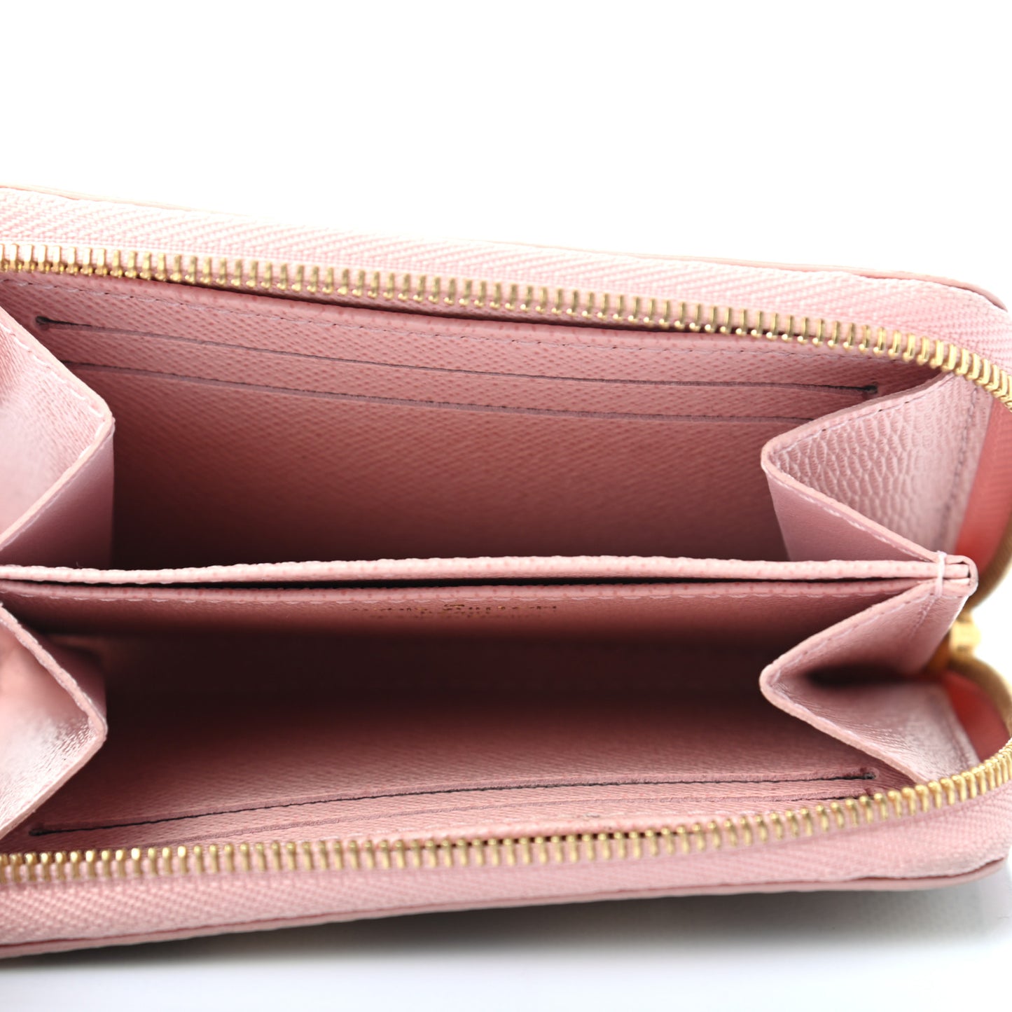 Damier Azur Zippy Coin Purse Rose Ballerine