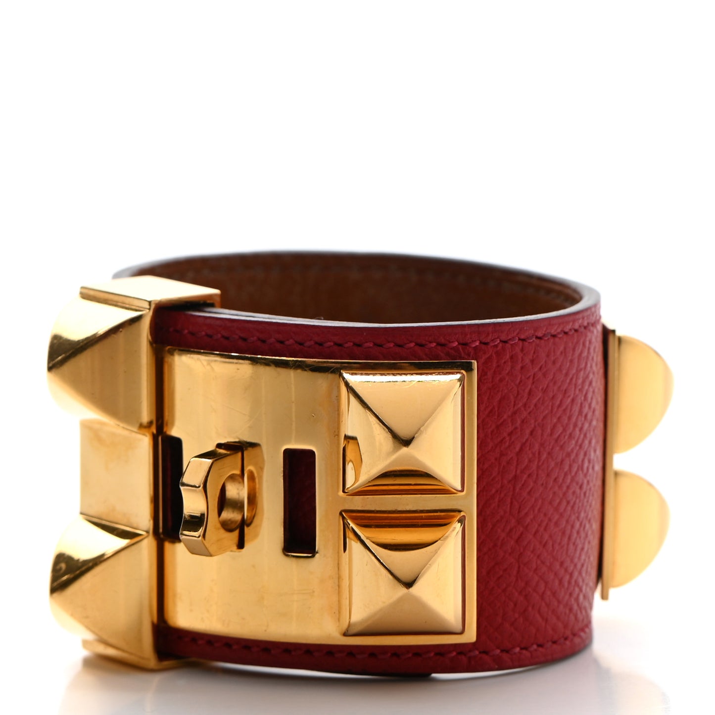 Epsom Collier De Chien CDC Bracelet S Rouge Casaque
