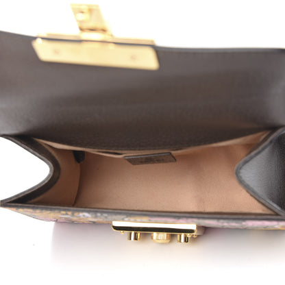 Gucci GG Supreme Monogram Bengal Small Padlock Shoulder Bag Beige Pink 4 of 9