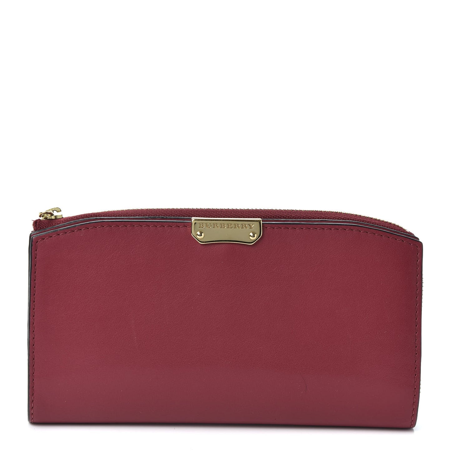 Calfskin Alvington Continental Wallet Peony Rose