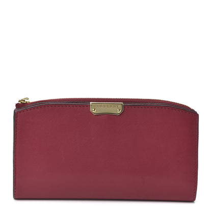 Burberry Calfskin Alvington Continental Wallet Peony Rose 1 of 8