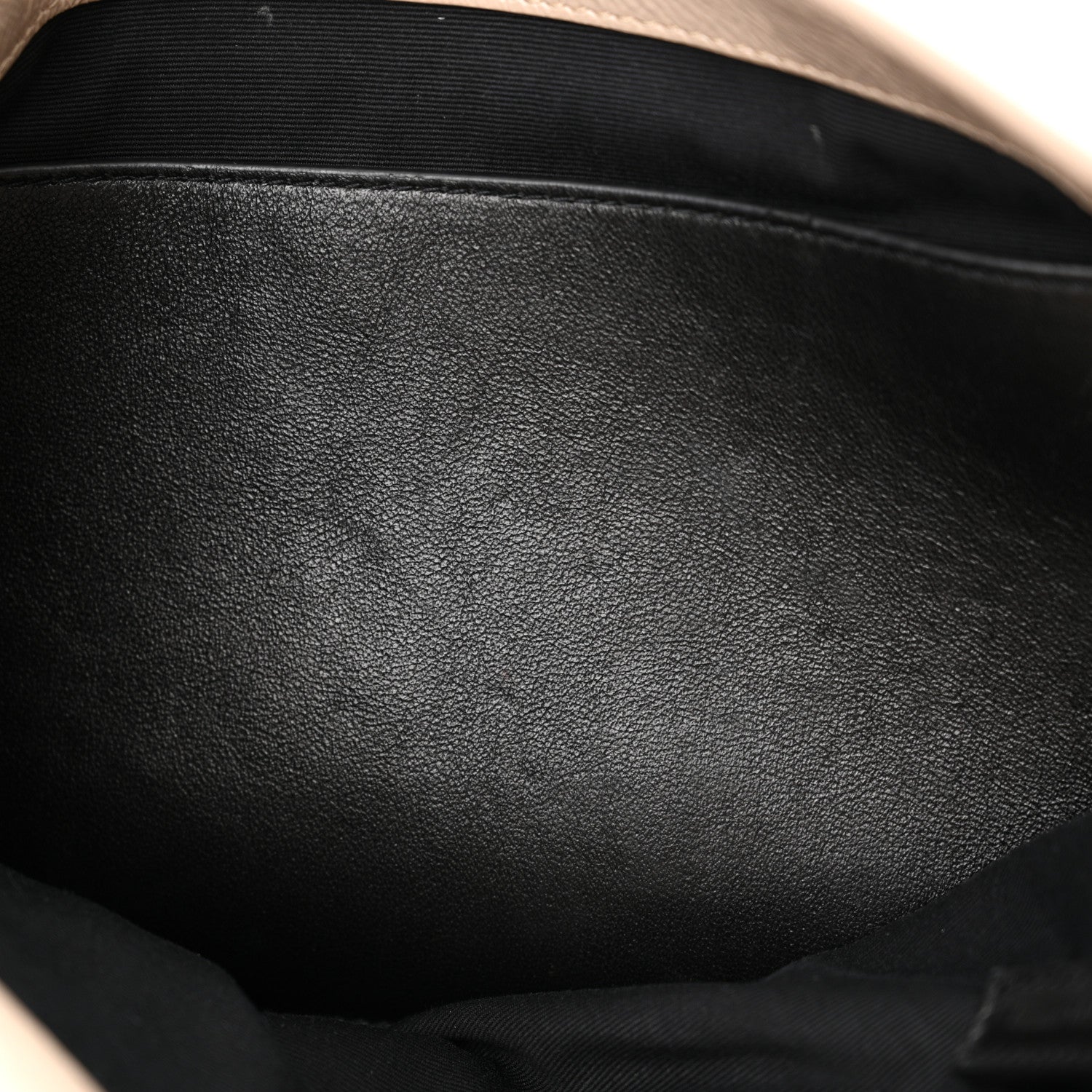 Saint Laurent Crinkled Calfskin Matelasse Monogram Medium Niki Chain Satchel Light Taupe 12 of 14