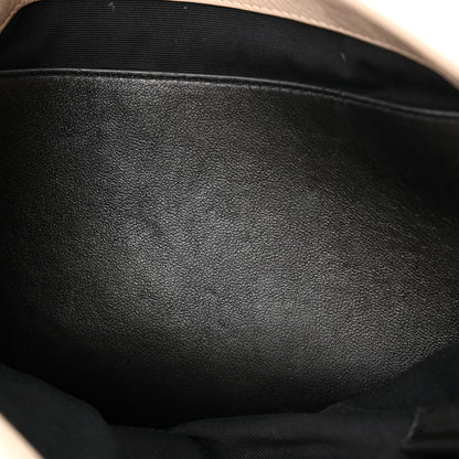 Saint Laurent Crinkled Calfskin Matelasse Monogram Medium Niki Chain Satchel Light Taupe 12 of 14