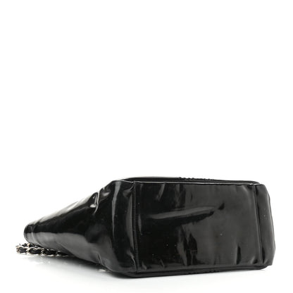 Chanel Patent Perforated CC Tote Black 4 of 11