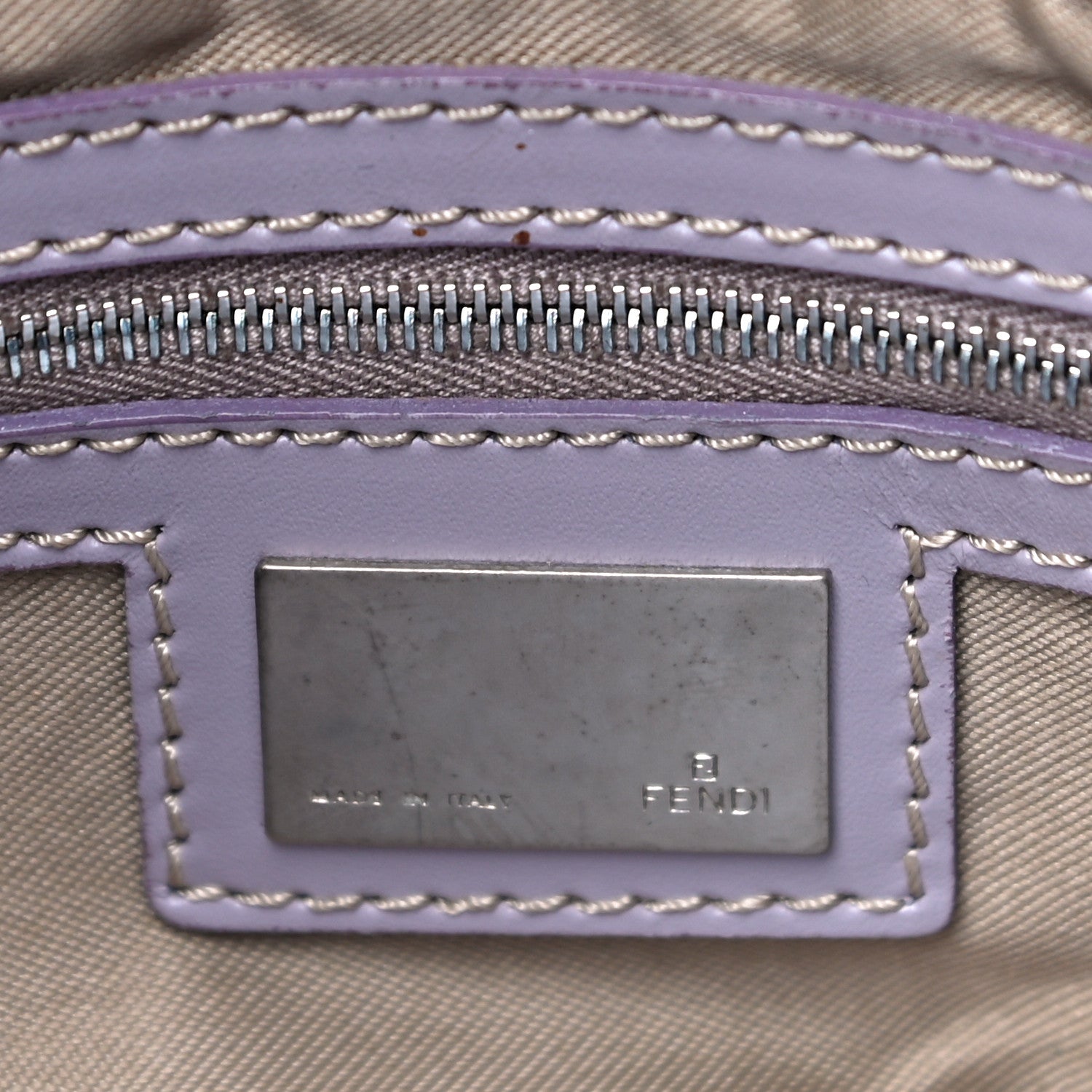 Fendi Zucchino Mama Baguette Lilla 6 of 10